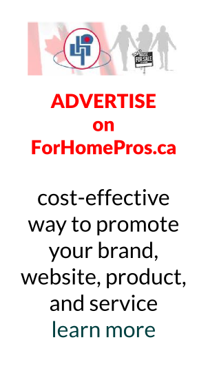 Banner advertising on ProsForHome.ca